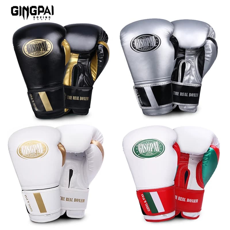 Kids Box Gloves 6/8/10/12oz Professional Sanda Muay Thai Combat Gloves for Men Women Boxing Gloves from Kickboxing