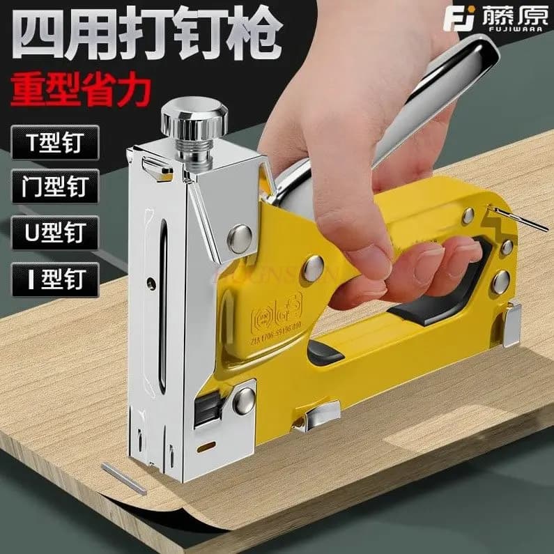 Pistola sparachiodi a codice manuale, pistola sparachiodi, chiodo ad aria, graffetta dritta specifica per la lavorazione del legno, manufatto per la tiro con le unghie Martin