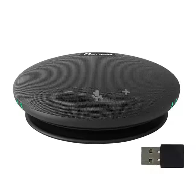 5BW Blue Tooth e altoparlante wireless Batteria 7-10 ore 2000ma Microfono per sala conferenze Microfono e altoparlante per conferenze 360 Wireless