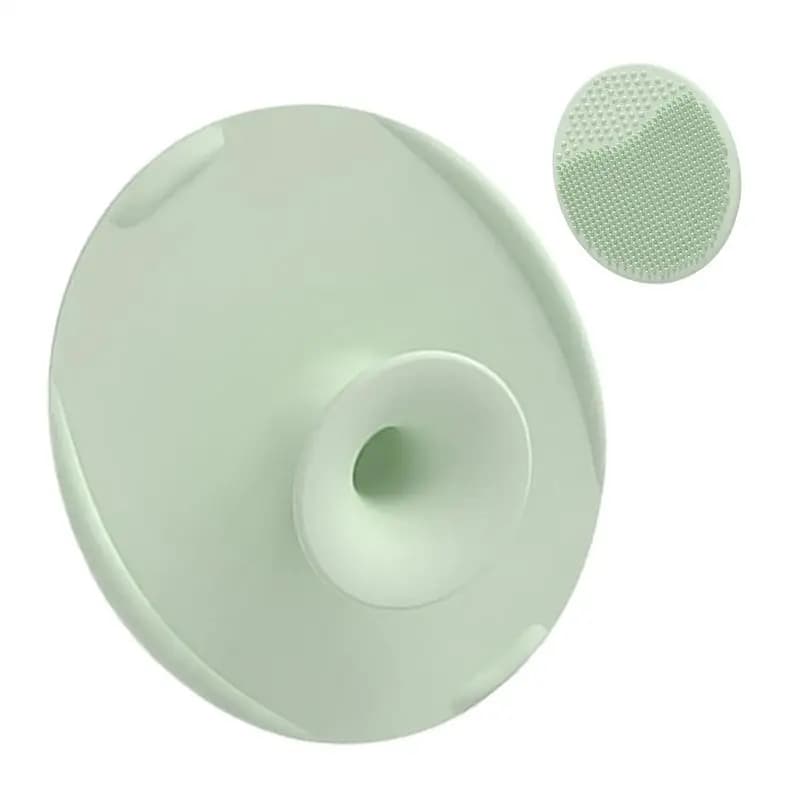 Scrubber for baby scalp Children's bathroom hair brush Soft silicone cleaning tool for crib cap Cockpit comb for suction cup massage for boys and girls