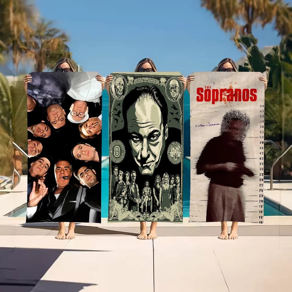 Asciugamano TV The Sopranos, asciugamano sportivo ad asciugatura rapida, per viaggi, campeggio, resistente alla sabbia, morbido, leggero, grande, per la spiaggia