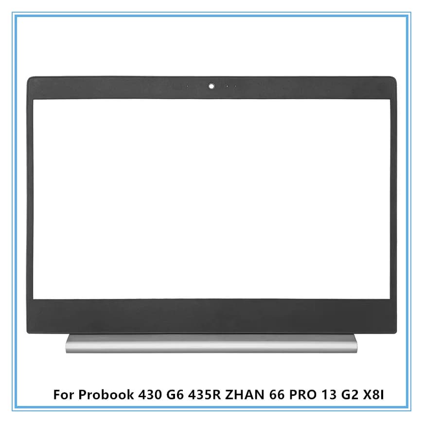 Nuova cornice per schermo LCD nero per laptop con porta webcam per HP Probook 430 G6 435R ZHAN 66 PRO 13 G2 X8I