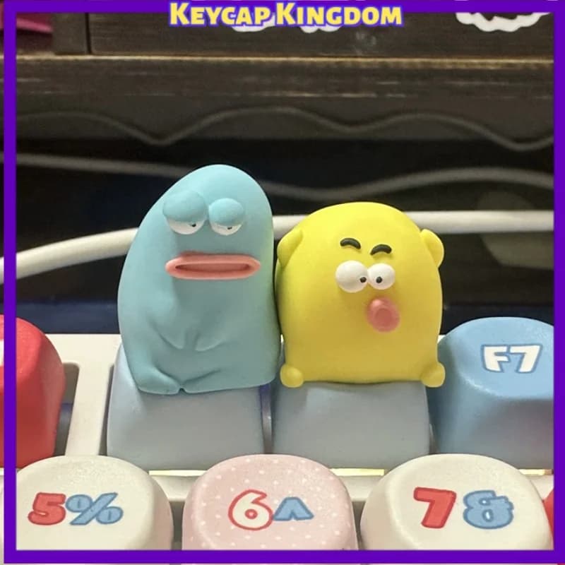 Ugly themed keycaps ESC keys Cross shaft mechanical keyboards PC gaming keyboards collectible gifts customized keycaps