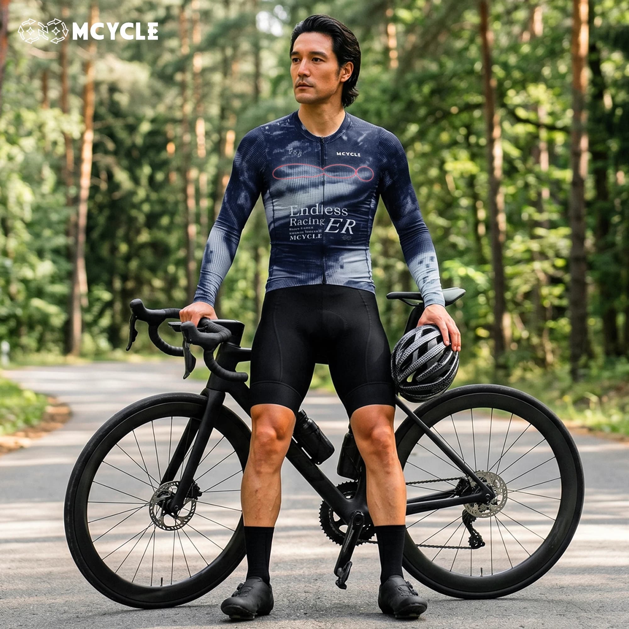 Mcycle New Arrival Long Sleeve Cycling Jersey Man Road Cycling Clothes For Women Mountain Bike Jersey Sportswear Clothing