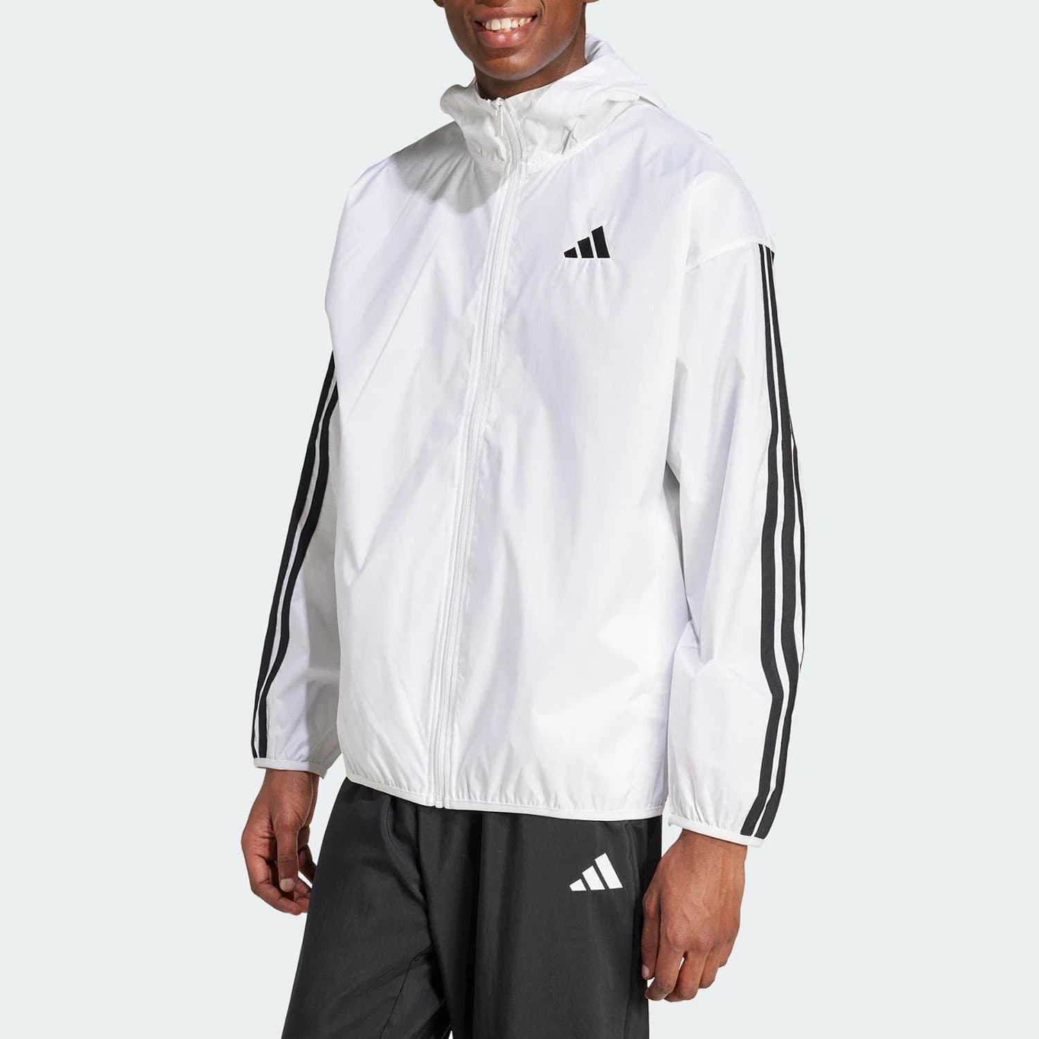 Adidas Official Authentic Spring 2025 Nuova giacca da uomo in tessuto a tre strisce JF3682