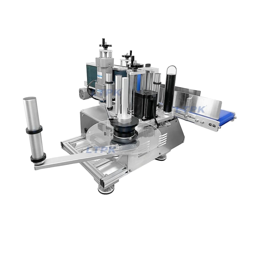 Small Automatic Labeling Machine for Round Bottles (LT-150) | High Precision Positioning Machine for Water Bottles / Table Wine