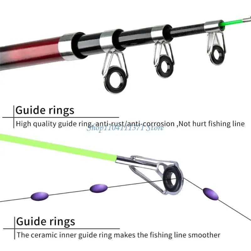P9FC Attrezzatura da pesca Attrezzatura da pesca Accessori Set da pesca per principianti per bambini Adolescenti inclusa canna
