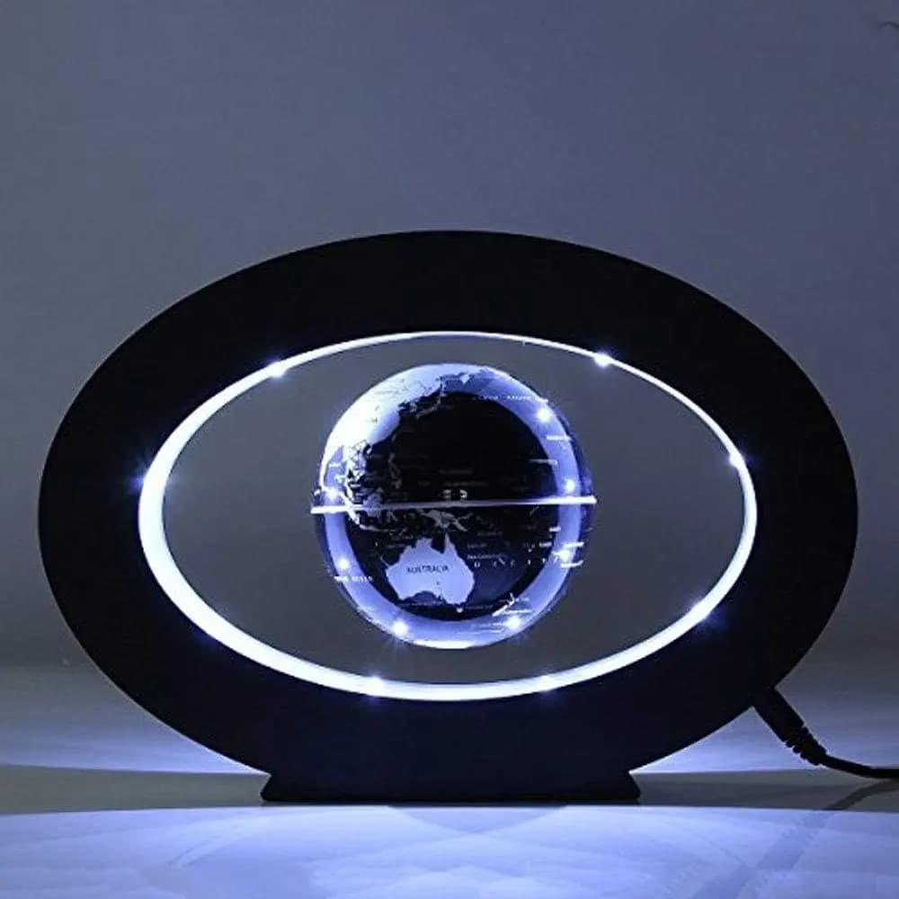 Nuvelle Store Home Desk Night Light Ball Desktop Decoration Sphere Ornament for Desk LED Night Lights for Educational Home Office Decor Desk Levitation Floating Lamp