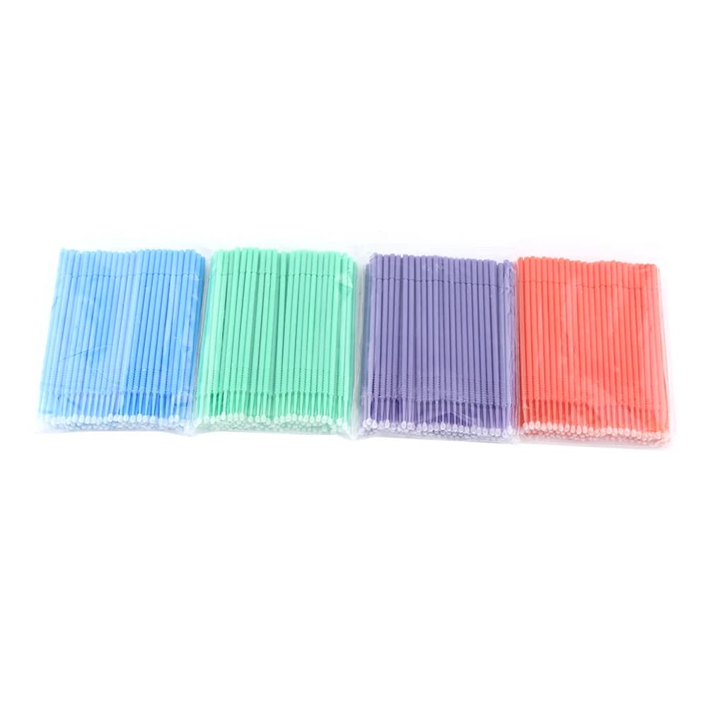 400 Pz Mixed Use And Drops Colorful Dental Laboratory Long Micro Nylon Brushes Oral Tooth Whitening Accessories