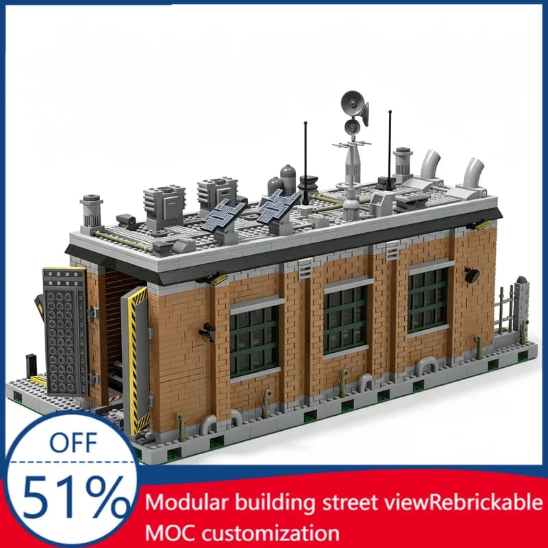 Set di Costruzioni Ferroviarie in Stile Italiano da 1970 Pezzi, Modello Personalizzato per Scenari Urbani, Giocattolo Educativo da Collezione e Regalo