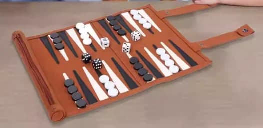 Set da scacchiera portatile in pelle scamosciata - Gioco di scacchi pieghevole da viaggio per bambini e adulti, gioco da tavolo strategico classico per interni ed esterni