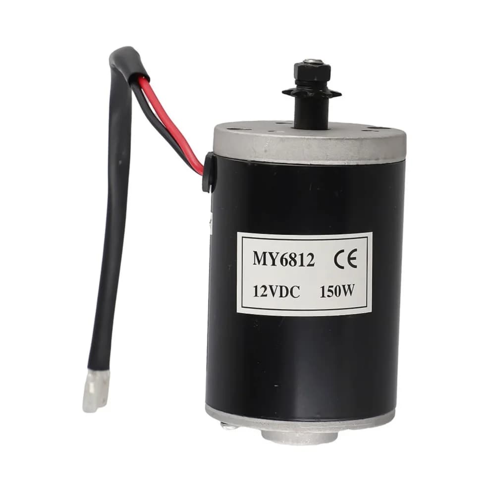 150W ​ ​ Motore DC a spazzole con pignone a 9 denti e rotazione reversibile MY6812, ricambi per scooter elettrici e utensili elettrici