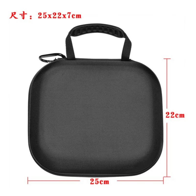 Custodia Protettiva Rigida in EVA per Cuffie Wireless Over-Ear Bluetooth Meidong E7-PRO ANC - Borsa per il Trasporto