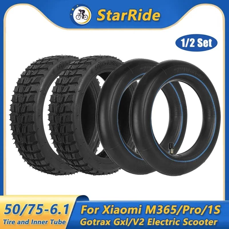 50/75-6.1 Tire and Tube 8.5 Inch Replacement Tire 8 1/2x2 8.5x2 Tyre for Xiaomi M365 Pro 1S Gotrax Gxl V2 Electric Scooter Parts