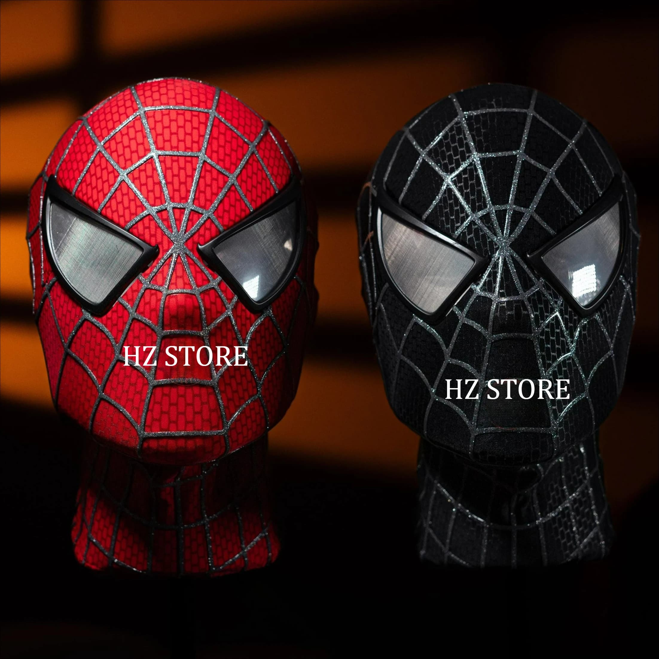 3D Spider-Man Tobey 1:1 with faceshell and detachable lenses Spiderman Mascara Halloween cosplay helmet for birthday gift