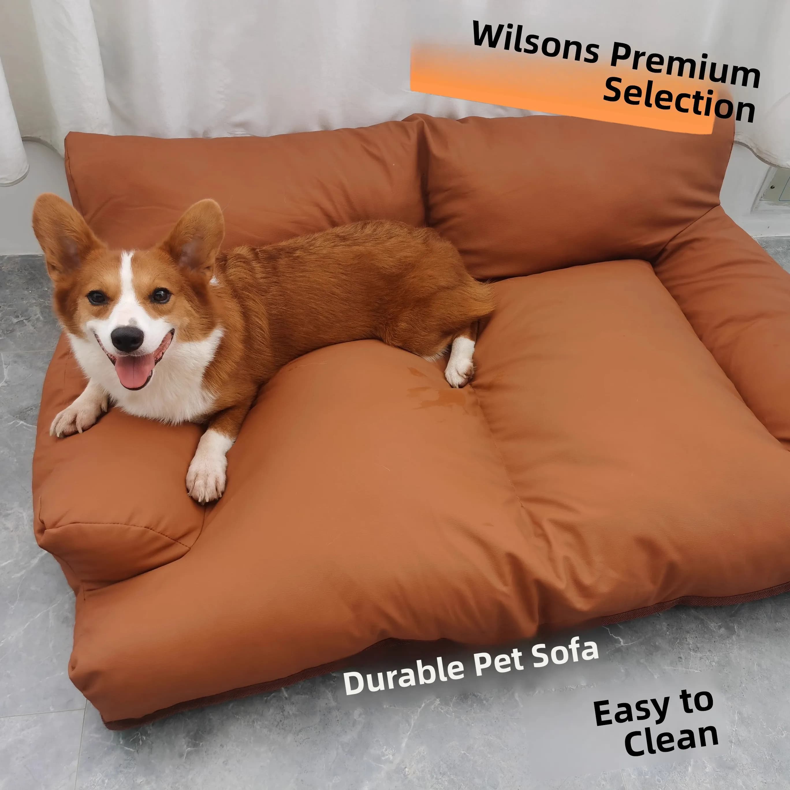 Nuovo Divano per Animali Domestici alla Moda, Letto per Cani in Pelle Resistente all'Usura e ai Graffi, Letto per Tutte le Stagioni, Articoli per Animali ad Alto Valore Estetico