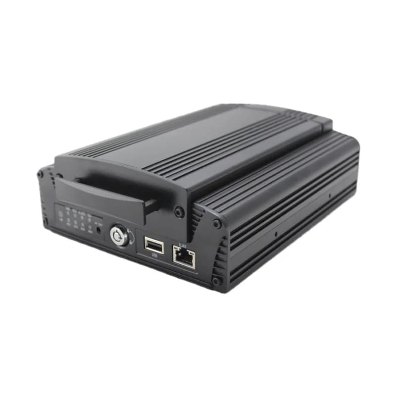 DVR Mobile for Vehicles with 8 Channels 1080P with Storage on Hard Drive, Dash Cam with Wifi, GPS and 4G Integrated, Heat Sink for Bus/Camion