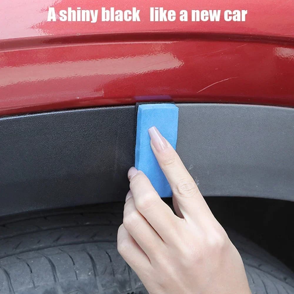 5/30PCS Auto Rivestimento In Ceramica Spugna Applicatore di Vetro Nano Cera Cappotto Spugne Blu Quadrato Spugna e Panno Spazzola Per La Pulizia Auto