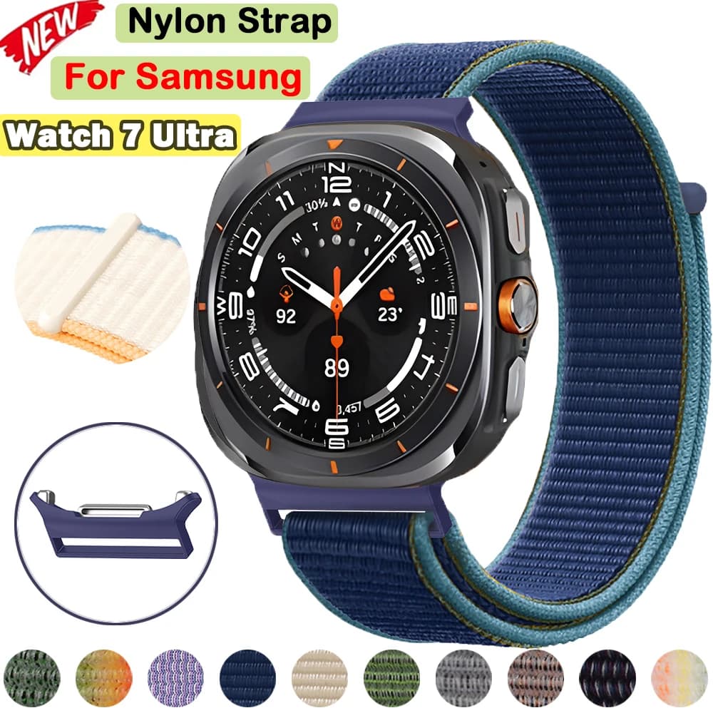 Cinturino in Nylon Loop Weave per Samsung Galaxy Watch Ultra LTE 47mm cinturino sportivo cinturino da polso per Samsung Watch Ultra Watchband