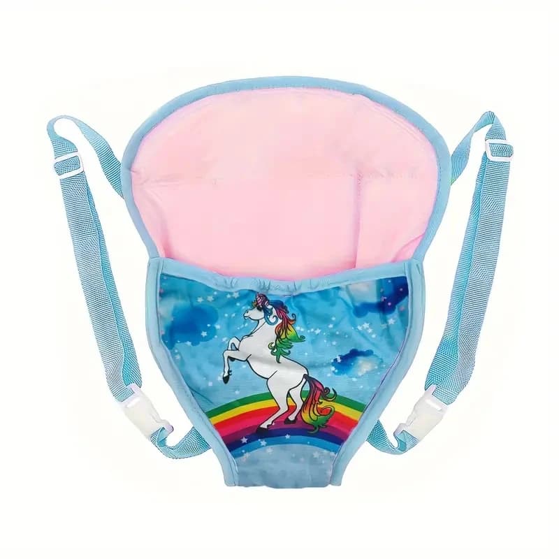 Zaino per bambole per bambole da 43 cm Mini borsa per il trasporto Vestito per neonato Adatto per bambole da 18 pollici Borsa per bambole regalo di compleanno per ragazza