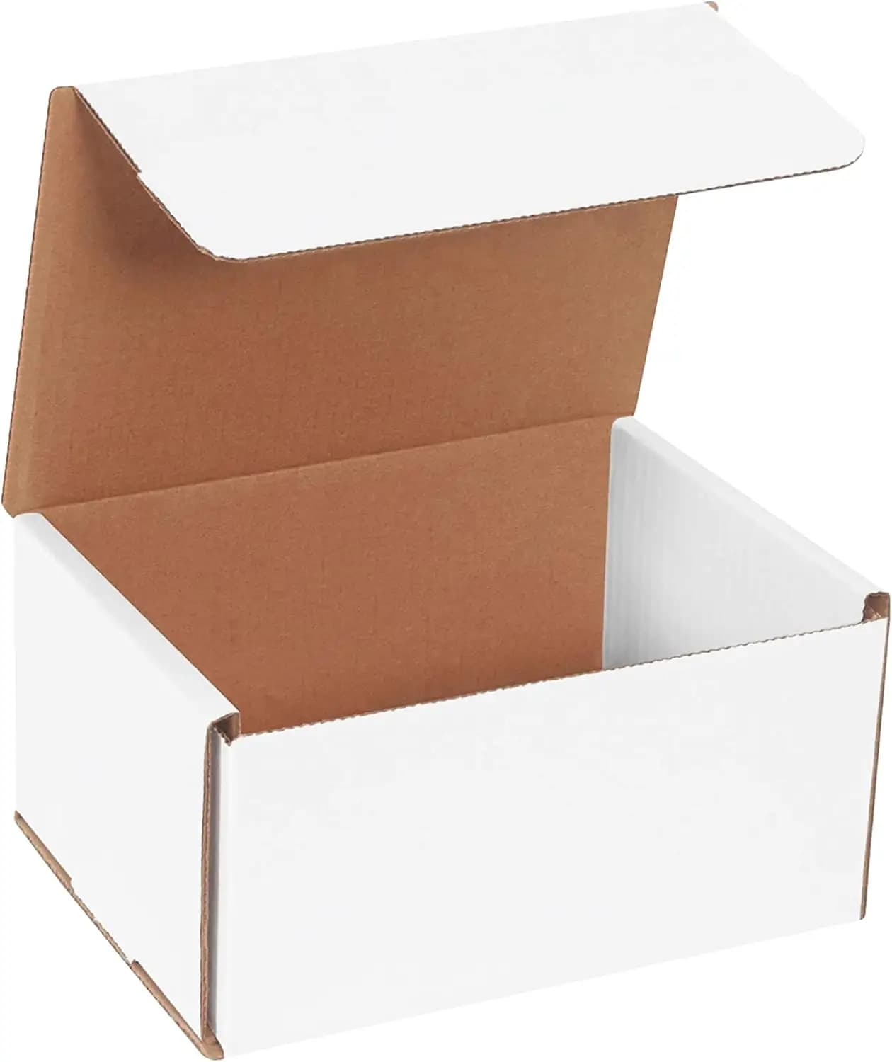 Scatole di Cartone Ondulato 8x6x4 Pollici, Confezione da 50, Resistenti per Traslochi e Stoccaggio