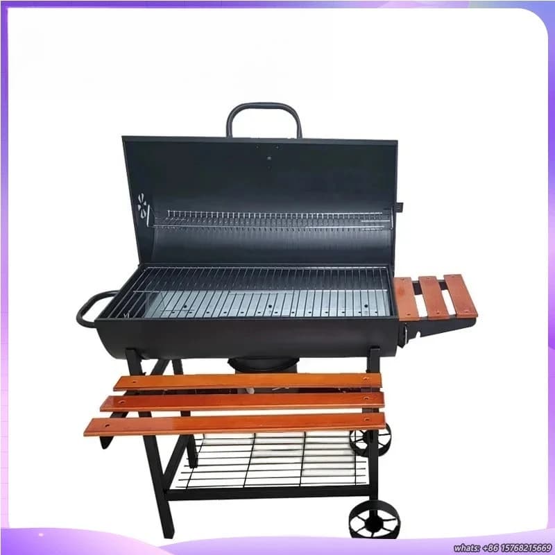 Barbecue Multifunzione da Esterno, Griglia Portatile Smontabile per Cortile, Campeggio, Giardino, Picnic, Viaggi e Cucina all'Aperto