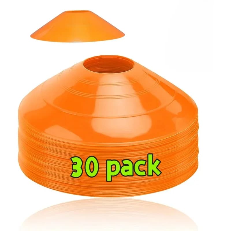 30 Pack football training platefootball cone plate agility practice Soccer Cones field marking sports training equipment