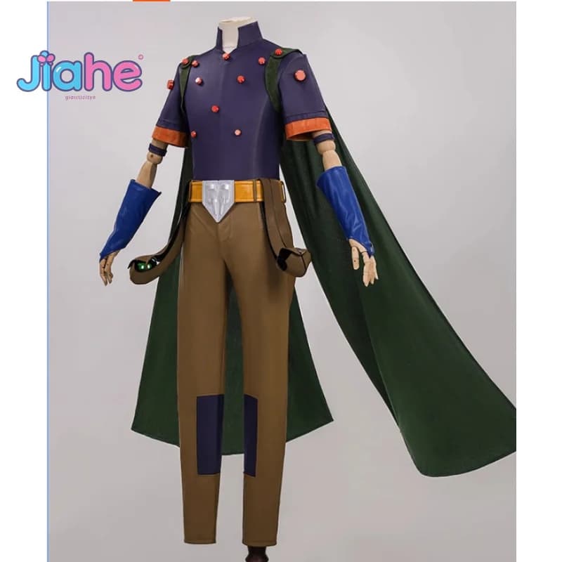 Steel Ball Run Cosplay Costume Anime The Bizarre Adventures of JoJo Hat Belt Goggles Pointer Halloween Carnival Man Fashion Uniform