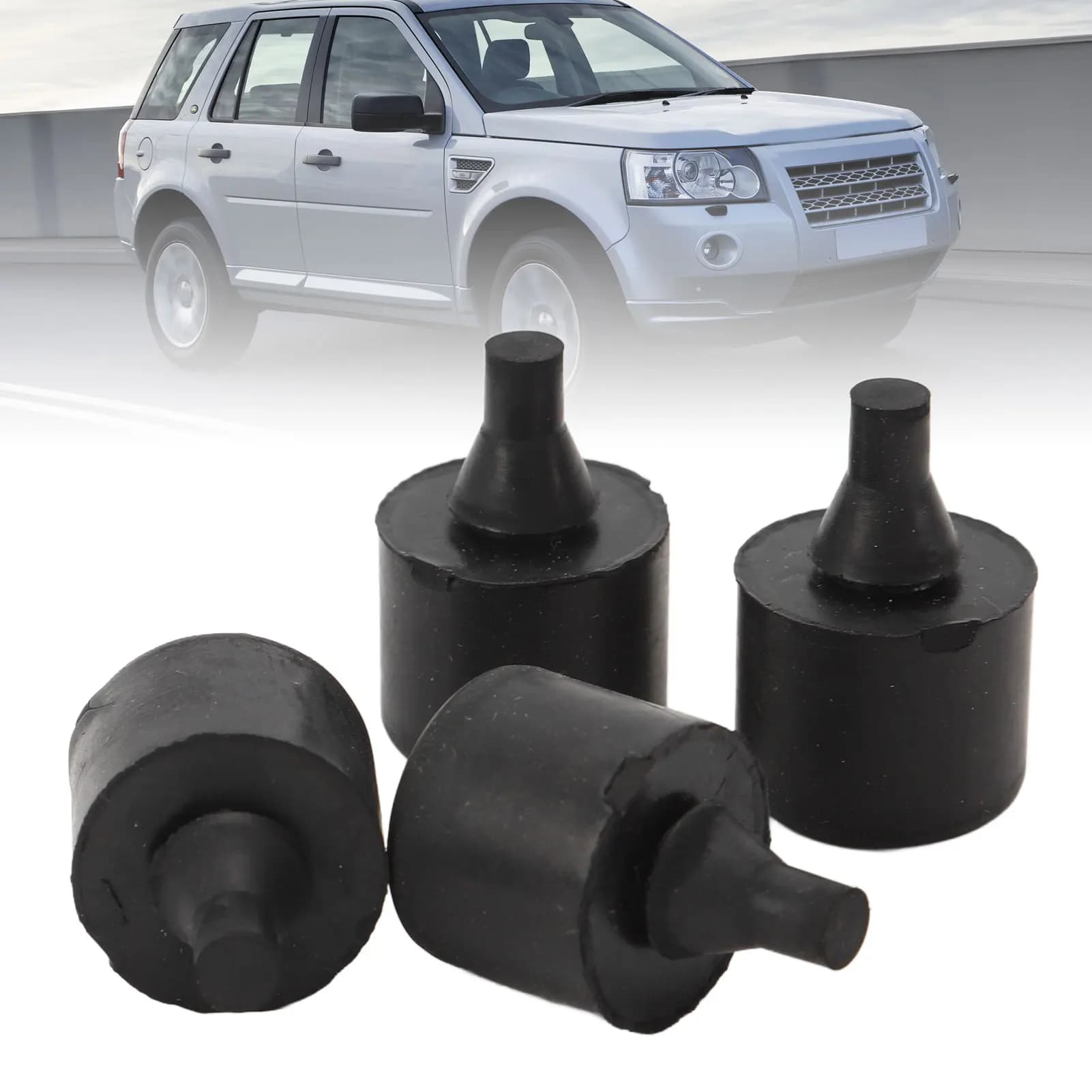 4 Pezzi Ammortizzatori per Porte Auto CFM500010 Riduzione del Rumore in Gomma per Sport L320 2005–2013