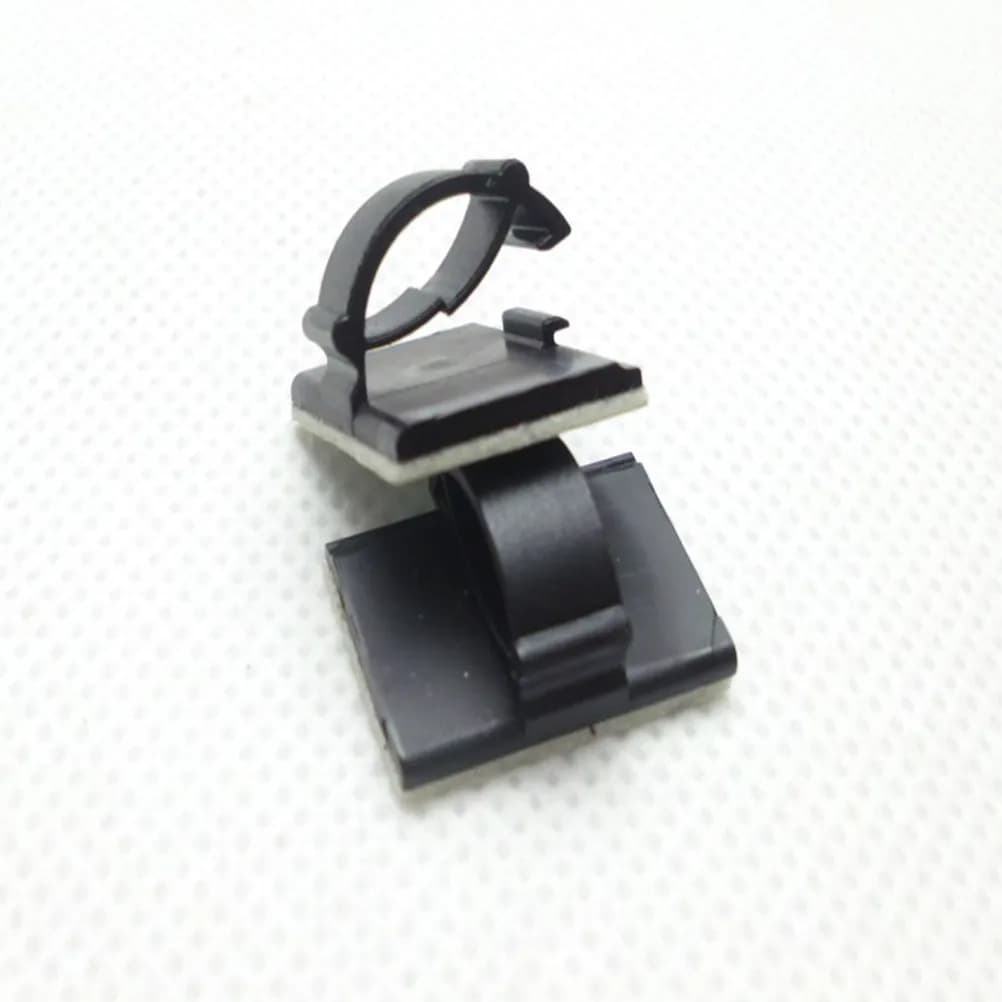 50Pcs Double Sided Adhesive Cable Clips Sturdy Wire Holders for Car Home Office Cable Tie Management Clamp Wire Clips