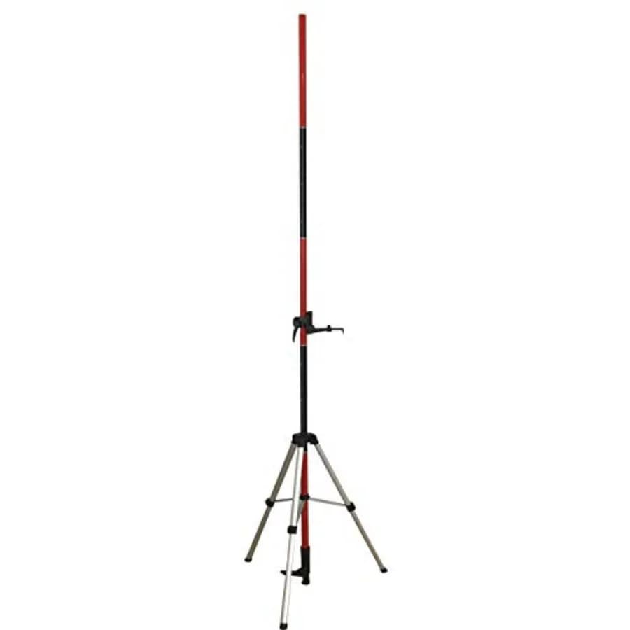 Palo Telescopico per Livella Laser con Treppiede e Supporto per Livelle Laser Rotanti e a Linea