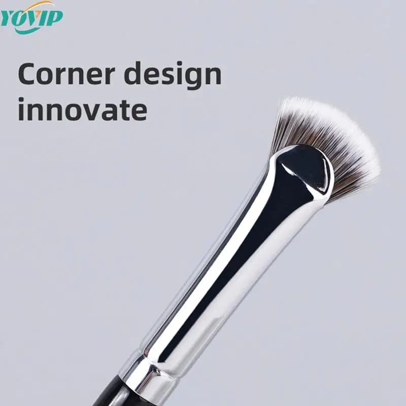 1 pc small fan flat head brush for Mascara brush for makeup brush for eyelashes cosmetic tools brushes and makeup tools