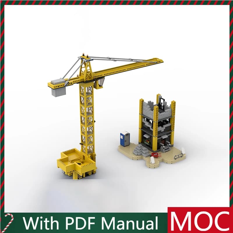 1558 PCS MOC Gru Pompa a sfera Modello da cantiere Blocchi di costruzione modulari Bambini Assemblaggio Display Giocattoli Festival Regalo a sorpresa