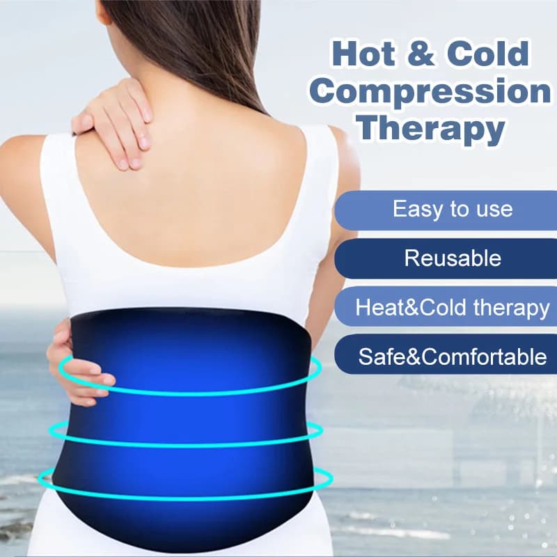 Cintura in gel Ceppo del disco lombare prottrusione dolori muscolari lombari set sportivo impacco di ghiaccio impacco caldo ginocchiera multifunzionale