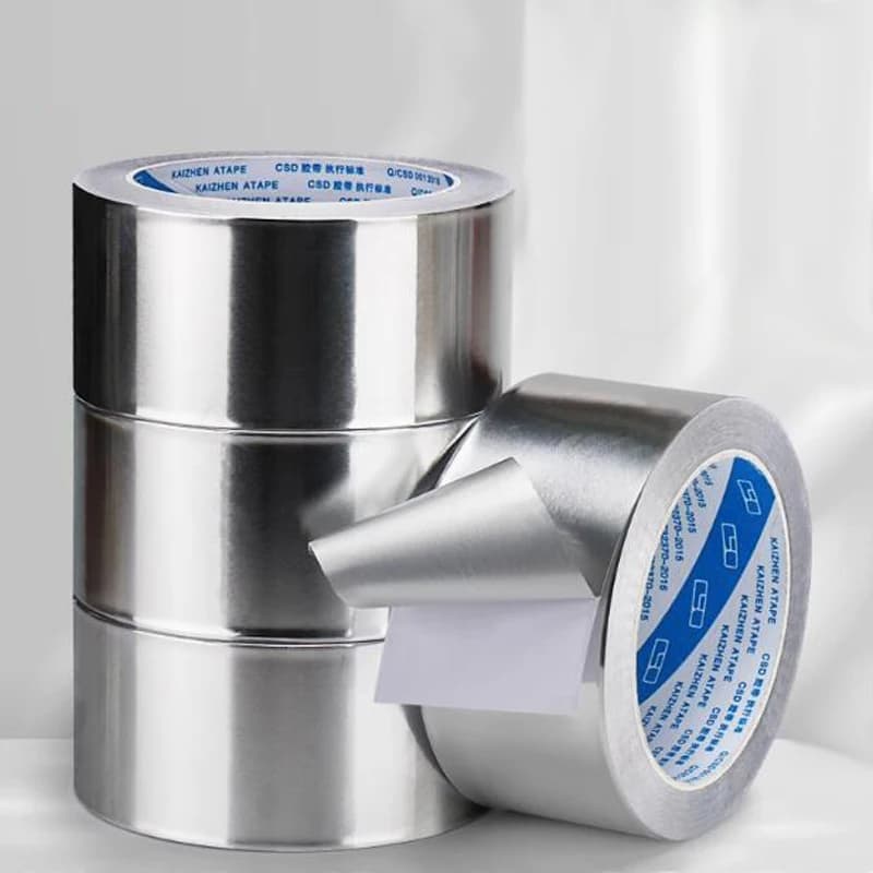 Nastro in foglio di alluminio Nastro autoadesivo sigillante a prova di perdite per riparazione di carta stagno con isolamento termico impermeabile resistente alle alte temperature