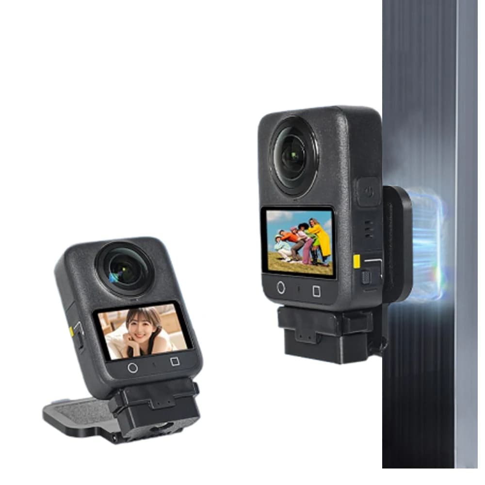 Adattatore a sgancio rapido con staffa magnetica per DJI OSMO 360, 180 ° Supporto per fotocamera regolabile, staffa adattatore di espansione multifunzione