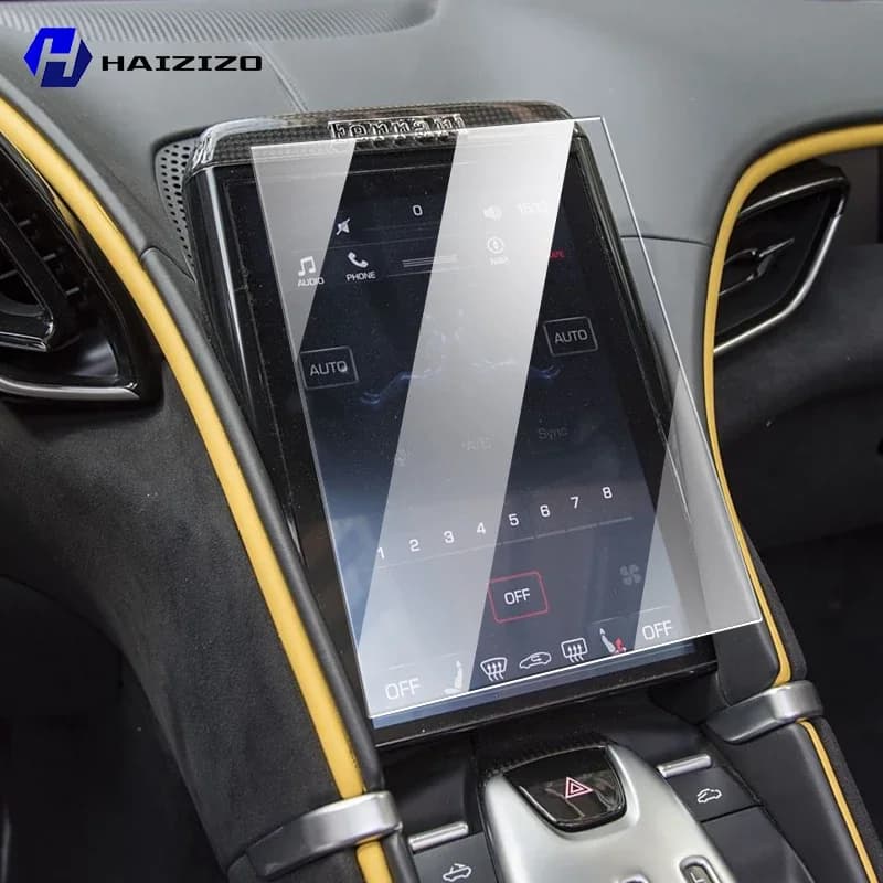 Per Ferrari Roma 2023-2025 GPS per auto schermo LCD di navigazione pellicola TPU opaca antiriflesso pellicola proteggi schermo resistente ai graffi PPF