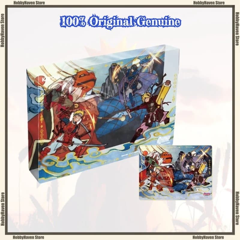 Disponibile Gioco di carte Boruto Naruto New Era Set di mattoni di carte acriliche Regalo ufficiale di raccolta di carte periferiche autentiche