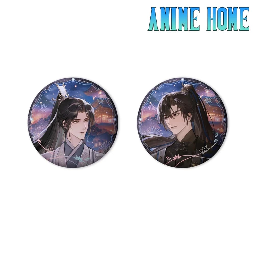 Anime Il Husky e il suo gatto bianco Shizun Chu Wanning Mo Ran BL Baji Distintivo Shikishi Carta Laser Biglietto Cosplay Regalo originale