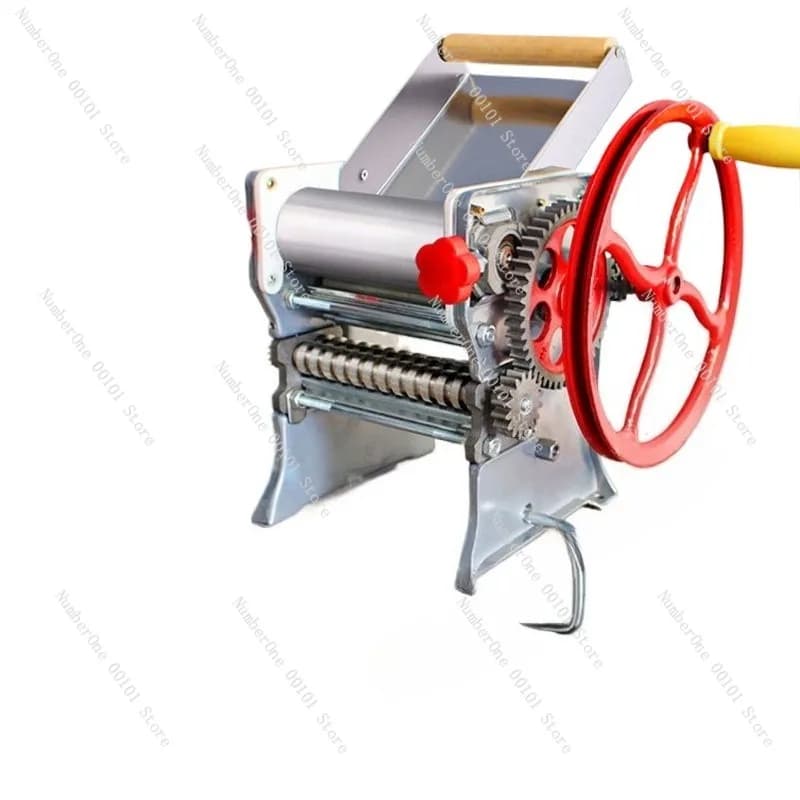 Macchina per Pasta a Manovella, Piccola Macchina Domestica per Noodle, Multifunzione per Impasto di Ravioli e Wonton, Mattarello Stile Antico