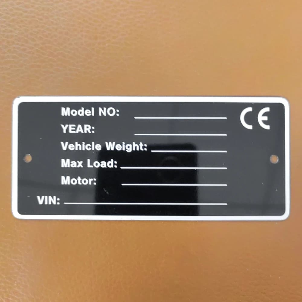 Aluminum model without weight plates for vehicles VIN motor chassis for plants Caravan RV parts for Camper