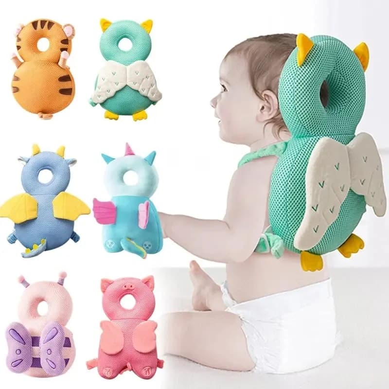 1 pcs children's antique cushion pillow for baby head breathable pillow learn to walk head protection head protection
