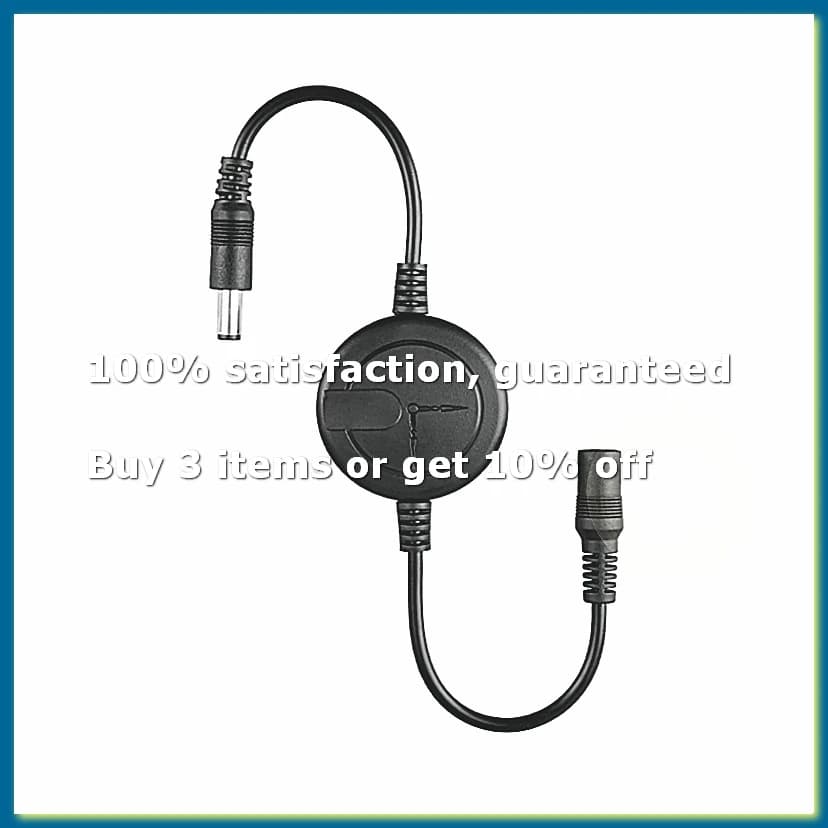 DC5V-15V Router Reset Rebooter 72 Hours Automatic Restart Cable for WiFi Bridge/Cat/Router/Repeater Rebooter Black