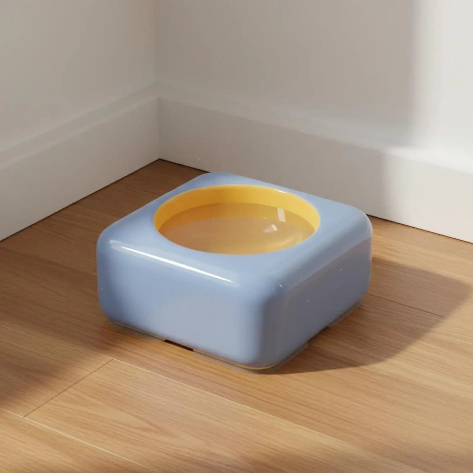 Colorful Ceramic Cat Bowl Dog Food Dish Anti Chin Elevated Pet Feeder for Kittens Senior Cats