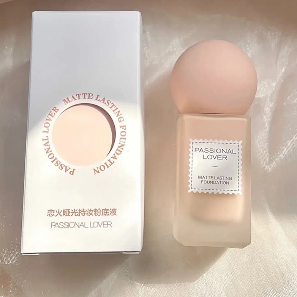 Lover Passional Make Up Founation Long-Term Matte Corrector for Oil Control Waterproof Leather Tone Products for Korean Women's Makeup