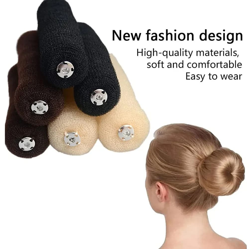 Accessories for Hairstyle in Chignon, Magical Sponge Tool for Facial and Large Hairstyles, Women's Hair Accessories