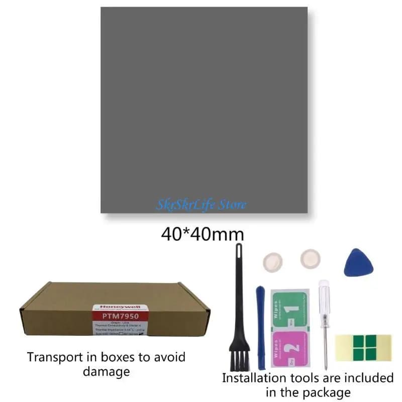 E65E PTM7950 Termico PAD SILICONE GRASSIONE CPU CPU GPU Patch pasta conduttiva termica