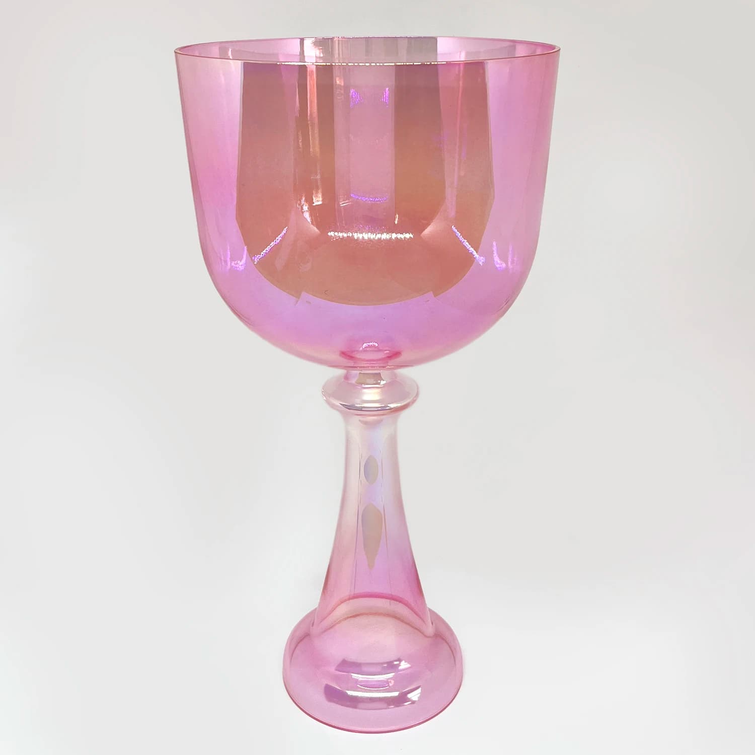 Pink Heart High Quality Alchemy Cosmic Light Quartz Crystal Singing Holy Grail for Healing Sound Bath Crystal Singing Bowl