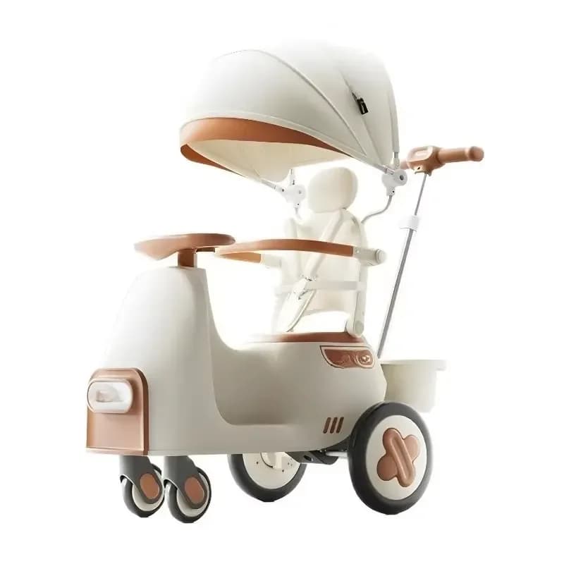 2026for Children Rocking Car Multi-functional 2-in-1 Anti-rollover Baby Walker Stroller