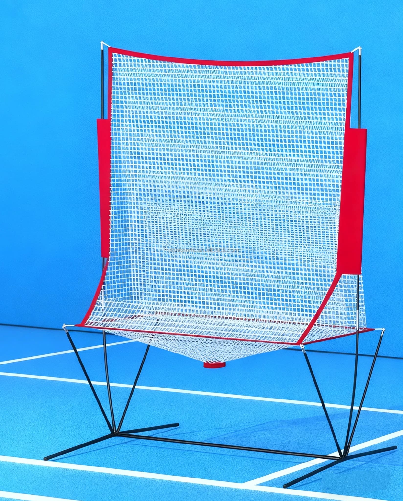 Rete di raccolta palline portatile per tennis, pickleball, baseball e rete di riciclaggio di palline da cricket con design facile da trasportare